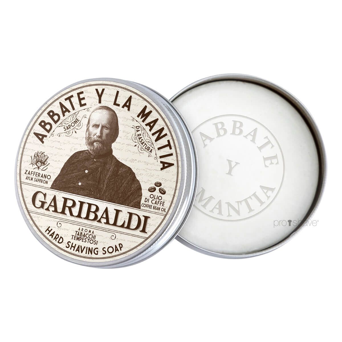 Abbate Y La Mantia Barbersæbe, Garibaldi, 80 gr.