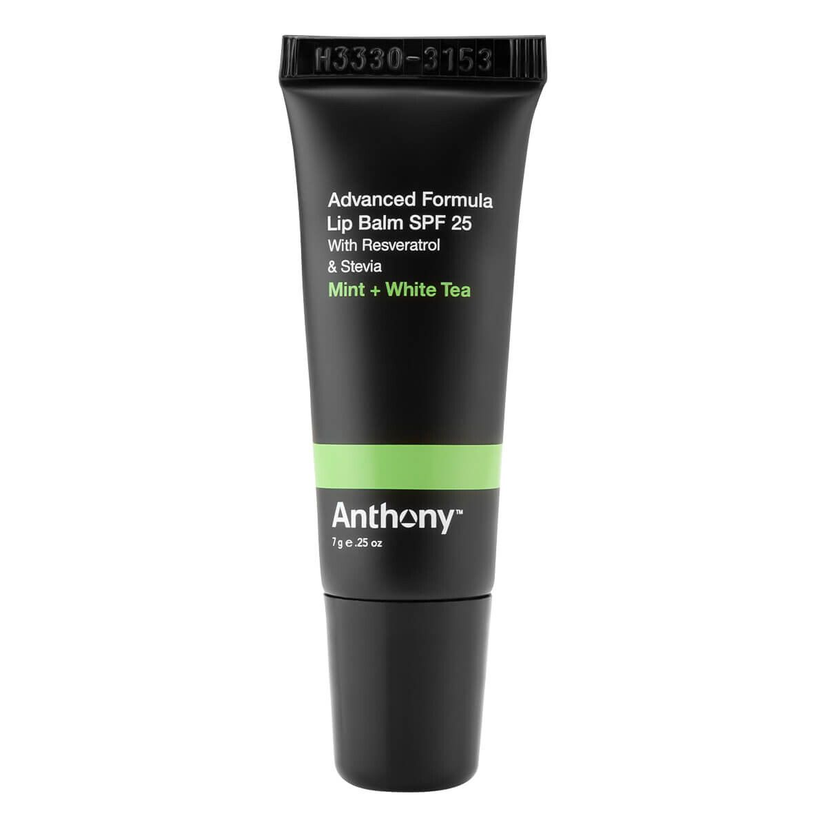 Anthony Logistics Lip Balm, Mint & White Tea SPF 25, 7 gr.