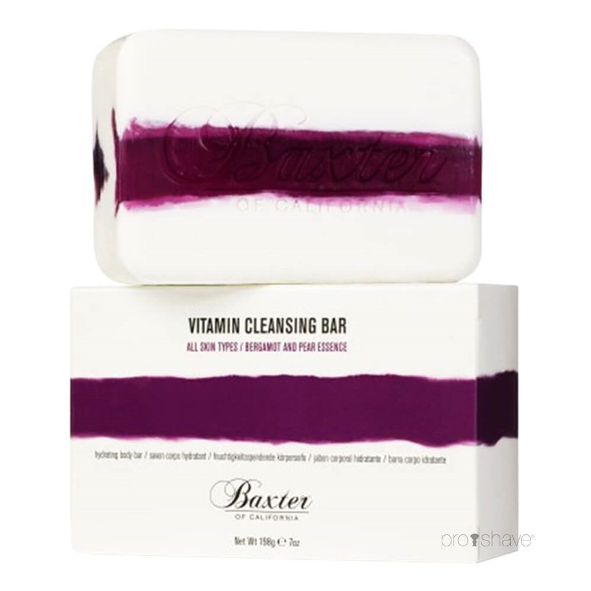 Baxter Of California Vitamin Cleansing Body Bar, Bergamot & Pære