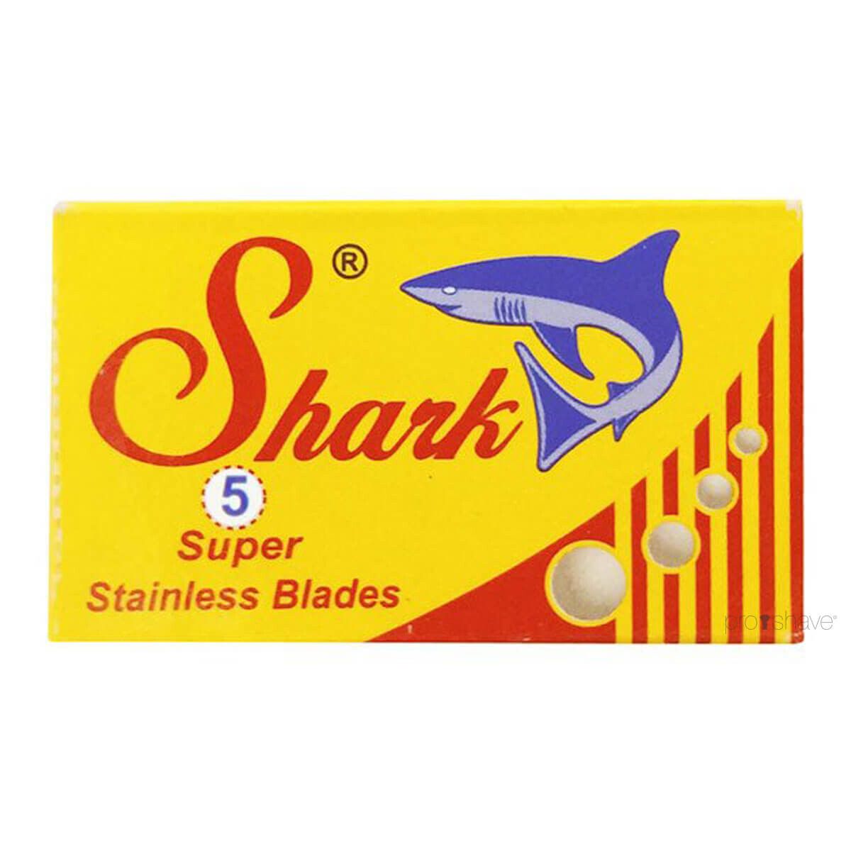 Shark Super Stainless DE-Barberblade, 2x5 stk. (10 stk.)