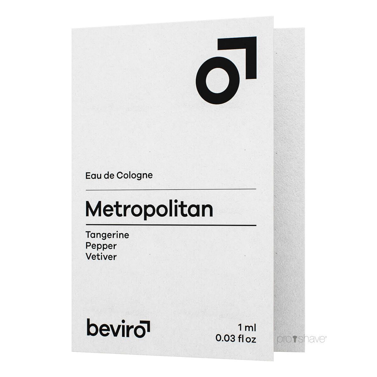 Beviro Cologne, Metropolitan, Sample, 1 ml.