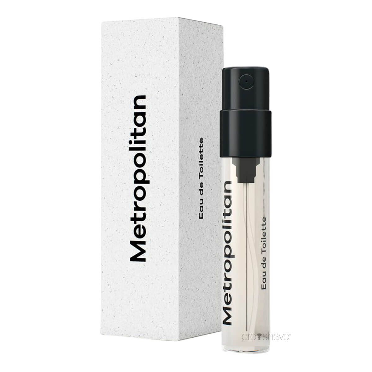 Beviro Eau de Toilette, Metropolitan, Sample, 2 ml.