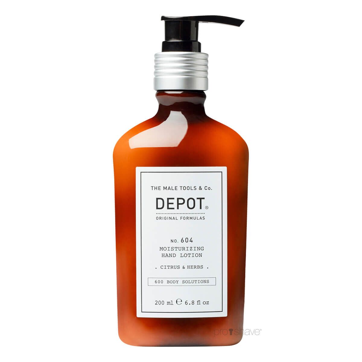 Depot Moisturizing Hand Lotion, Citrus & Herbs, No. 604, 200 ml.