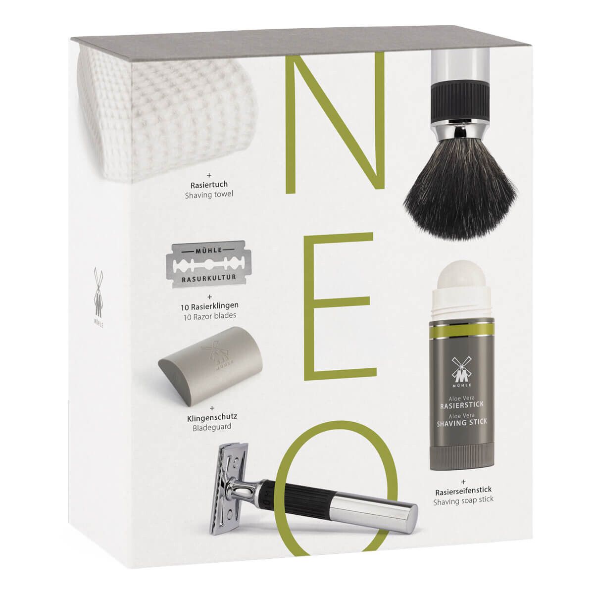 Mühle Gaveæske til barbering, 6 dele, Neo