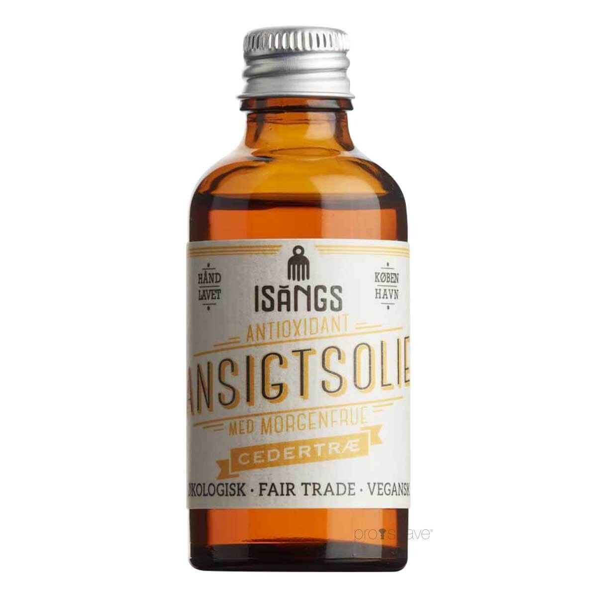 Isangs Antioxidant Ansigtsolie, Cedertræ, 50 ml.