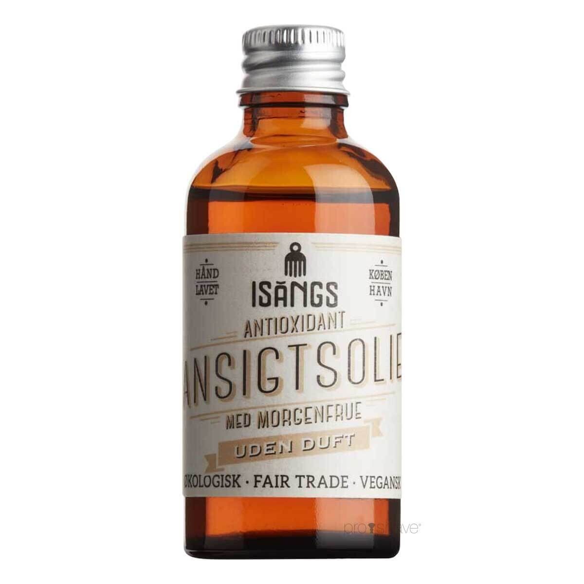 Isangs Antioxidant Ansigtsolie, Uden duft, 50 ml.