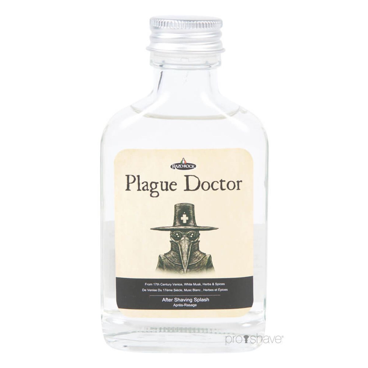 RazoRock Plague Doctor Aftershave Splash, 100 ml.