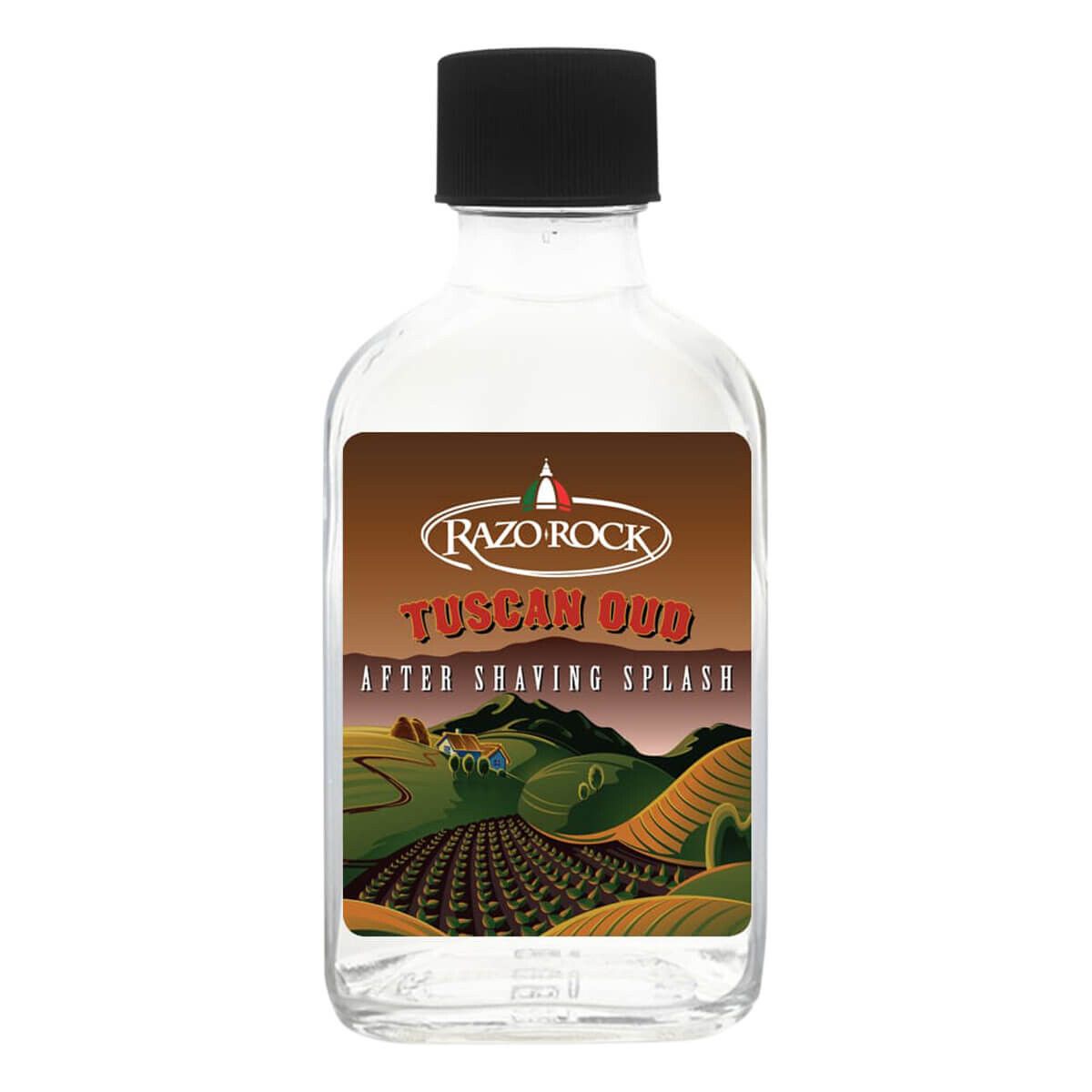 RazoRock Tuscan Oud Aftershave Splash, 100 ml.