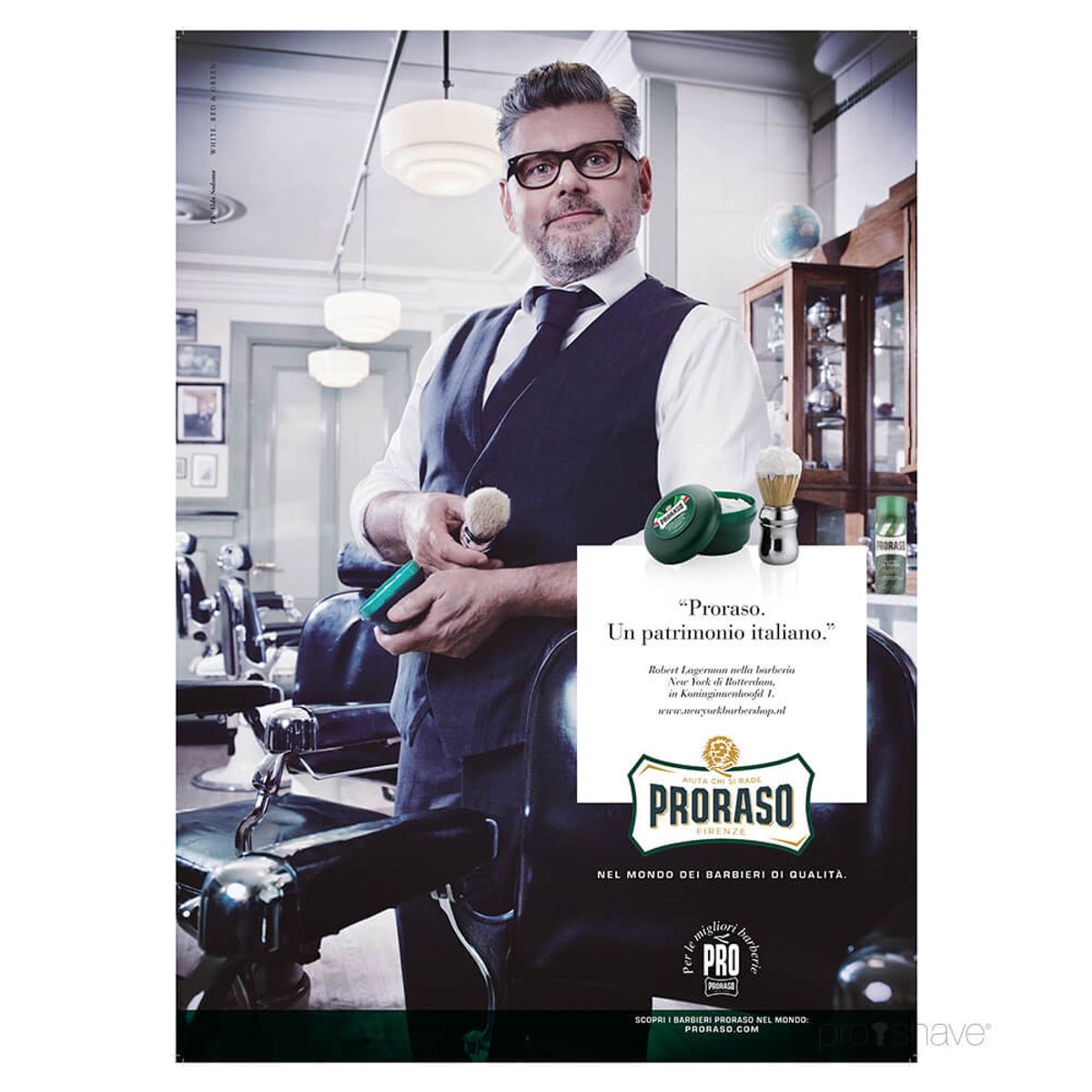 Proraso Plakat, Robert, 50 x 70 cm.