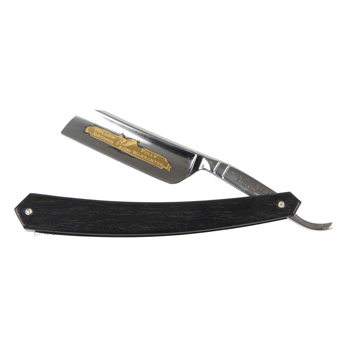 Thiers-Issard Straight Razor, 6/8 French Nose, Ibenholt