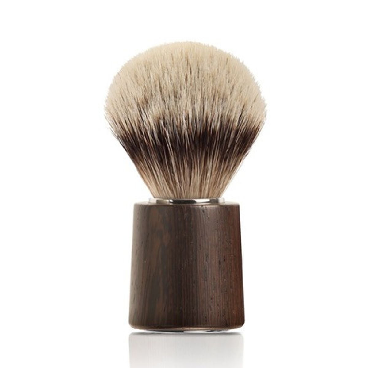 Mondial Silvertip Badger Barberkost, Afrikansk wenge træ