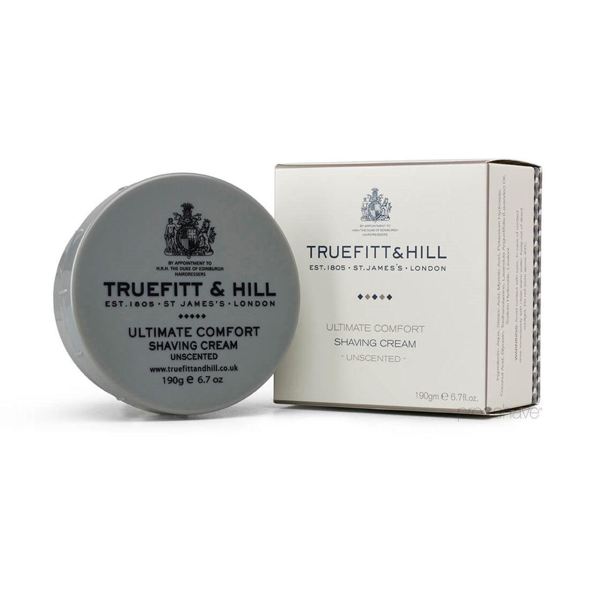 Truefitt & Hill Barbercreme, Ultimate Comfort, Unscented, 190 gr.