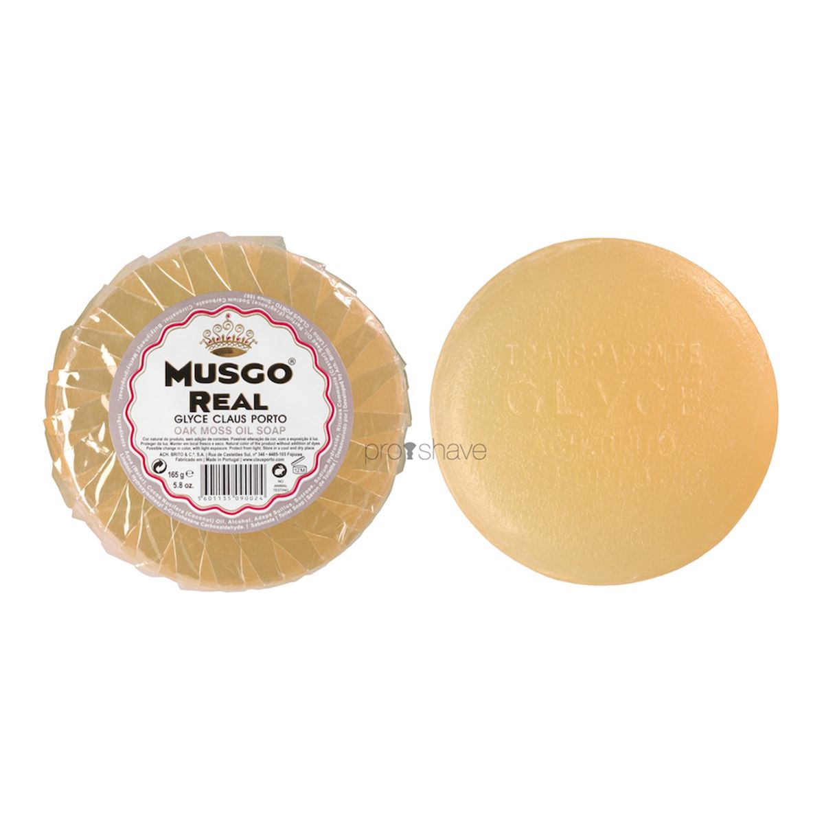 Musgo Real Glycerinsæbe til ansigtet, Oak Moss, 165 gr.