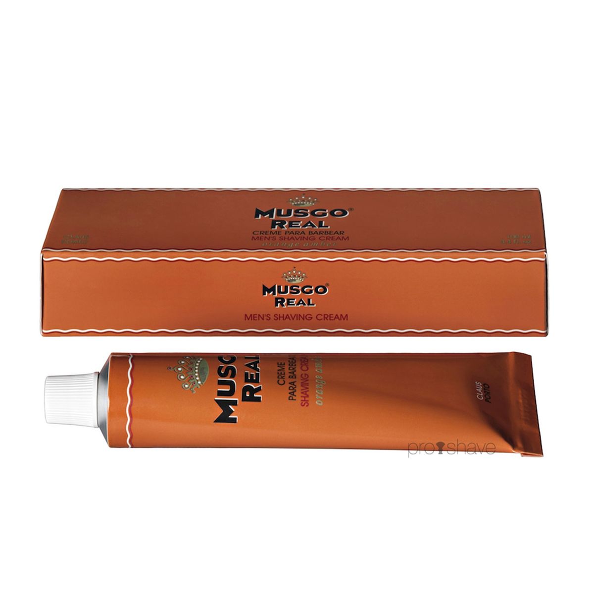 Musgo Real Barbercreme, Orange Amber, 100 ml.