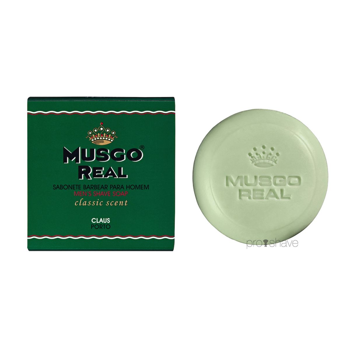 Musgo Real Barbersæbe, Classic, 125 gr.