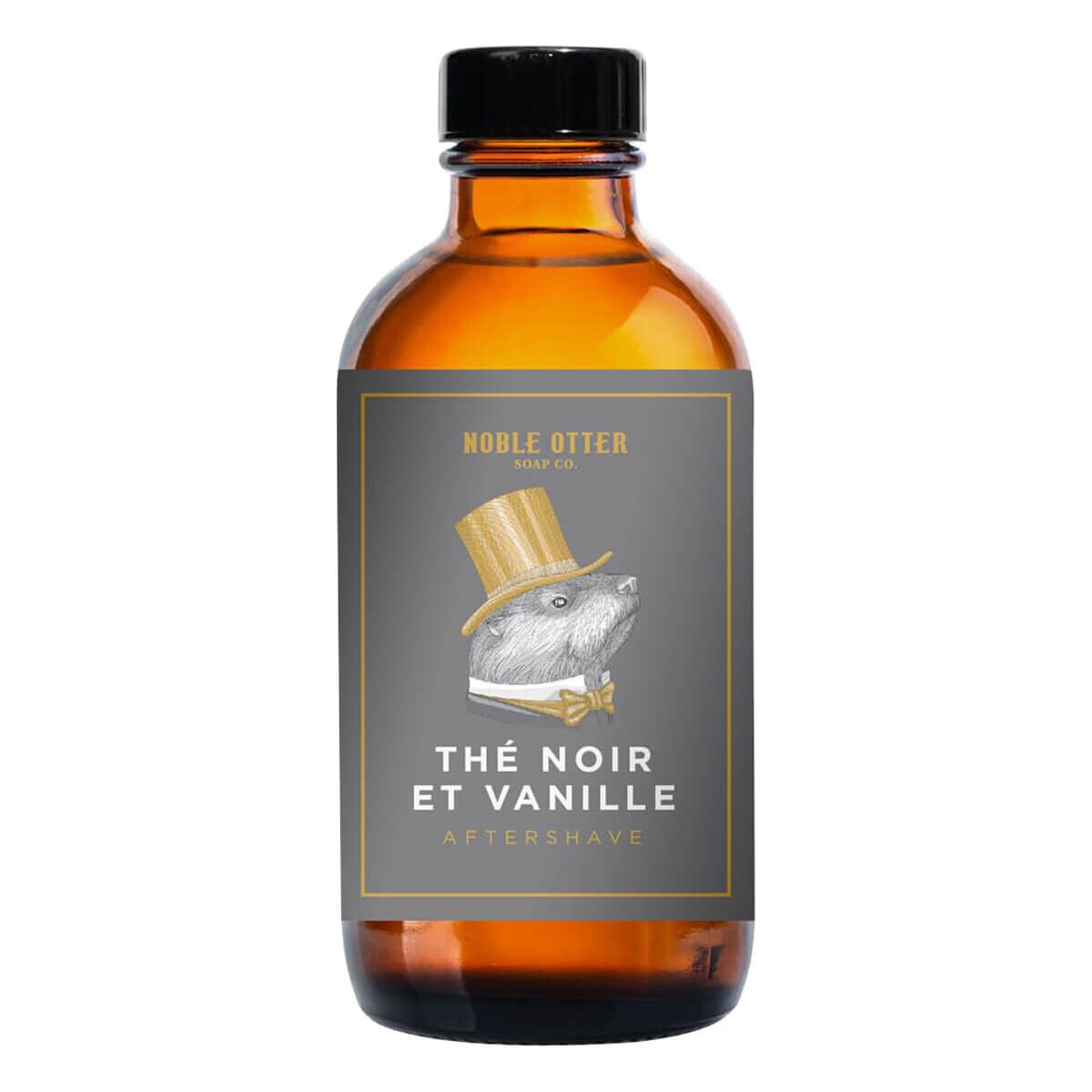 Noble Otter Aftershave, Thé Noir et Vanille, 118 ml.