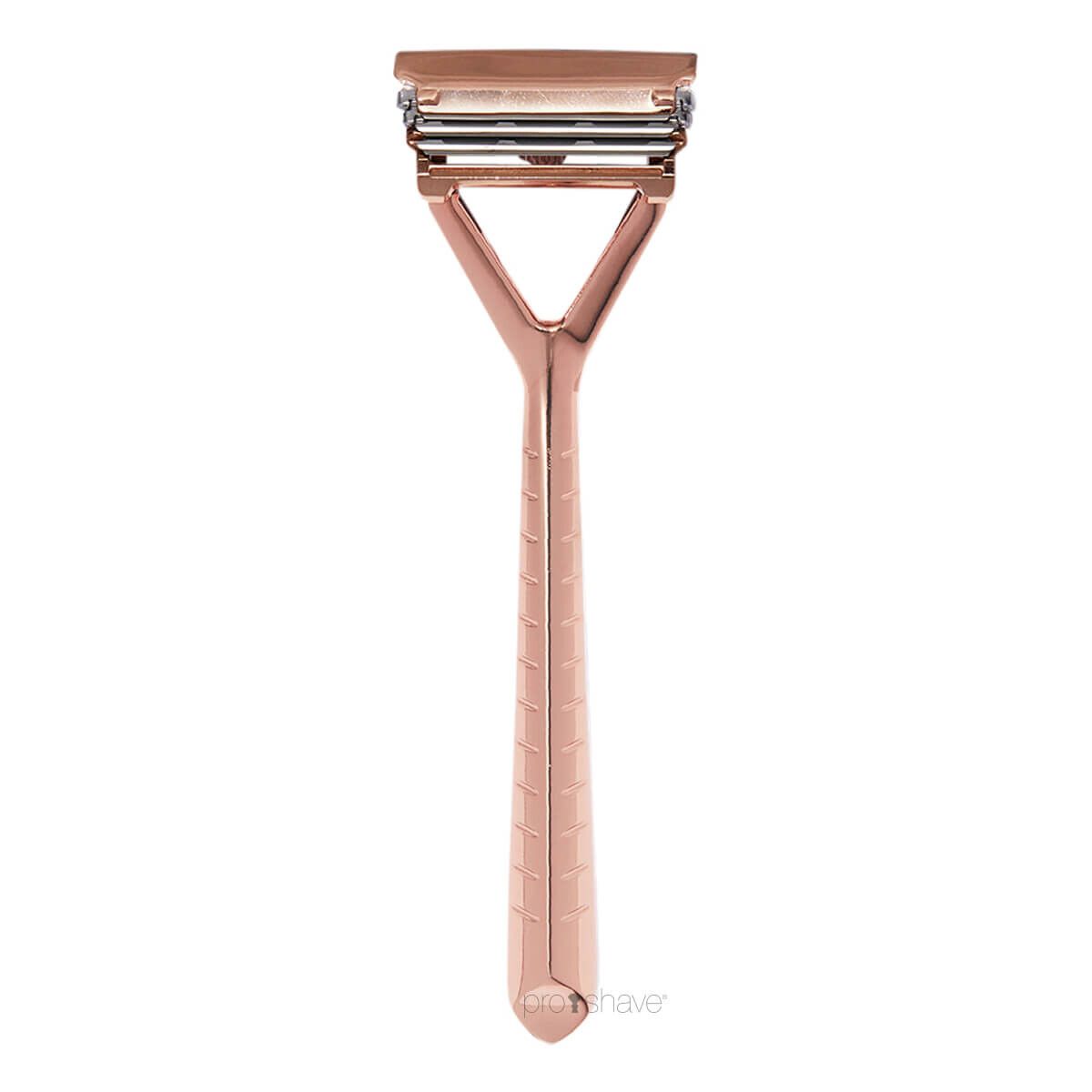 Leaf Shave Skraber, The Leaf Razor, Rose Gold