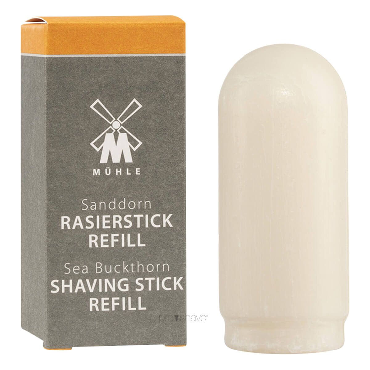 Mühle Barbersæbe, Shavestick REFILL, Havtorn, 37 gr.