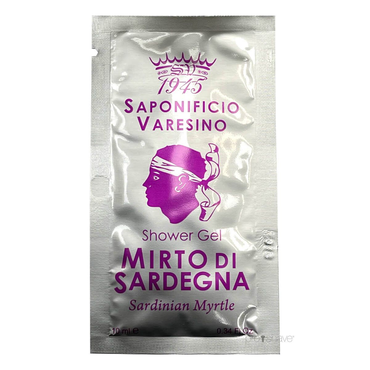 Saponificio Varesino Shower Gel, Mirto di Sardegna, Sample, 10 ml.