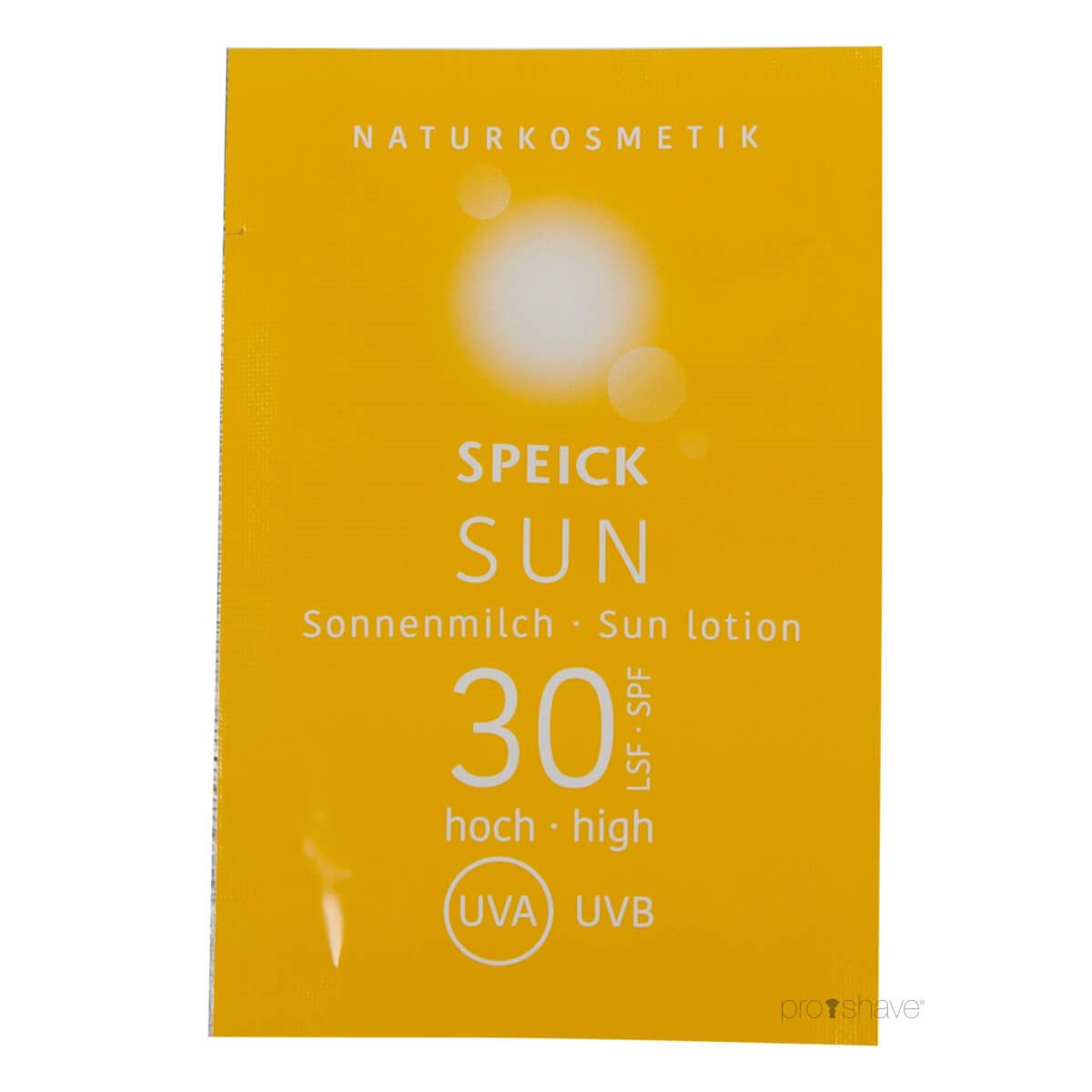 Speick Sun Lotion, SPF 30, Sample, 3 ml.