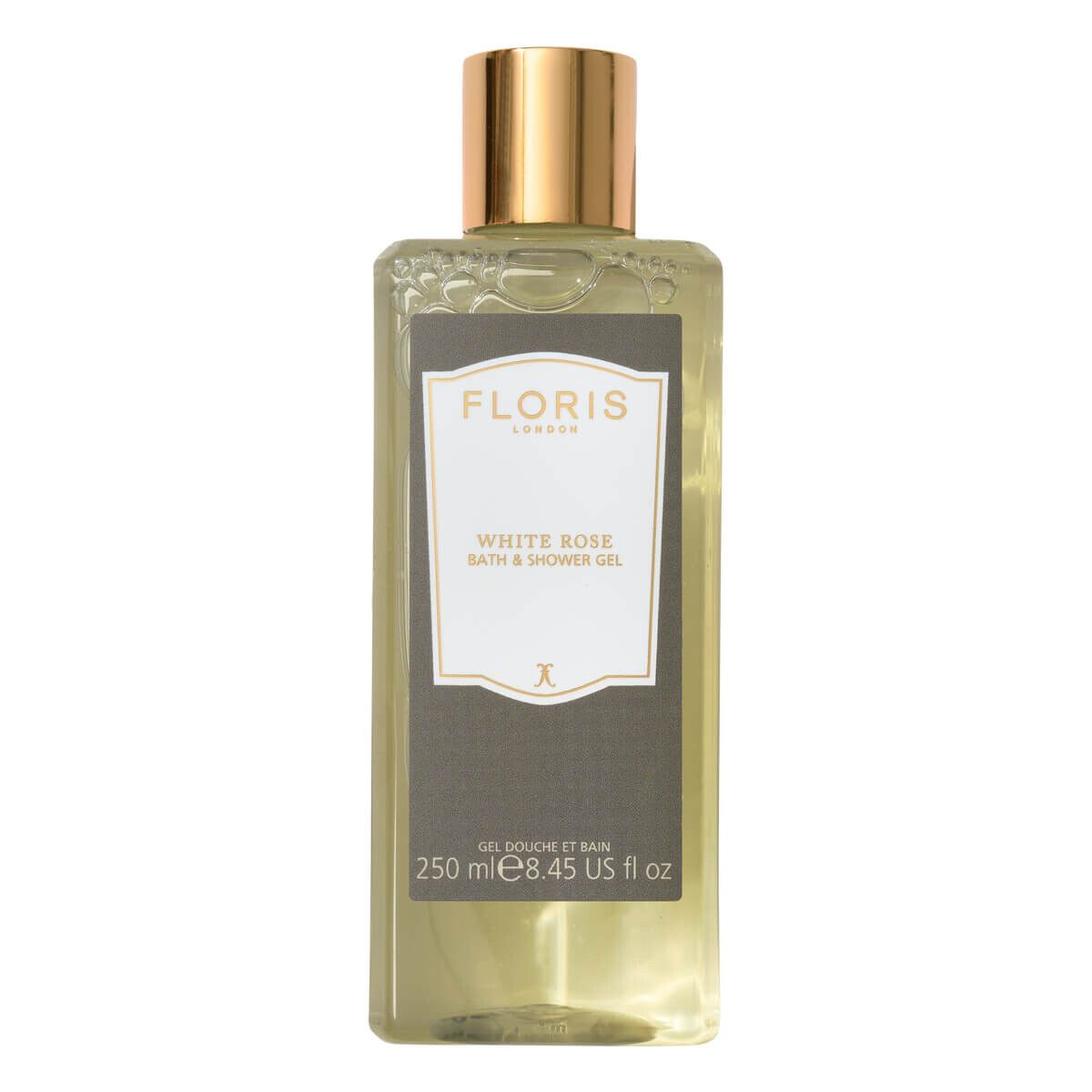 Floris White Rose, Moisturising Bath & Shower Gel, 250 ml.