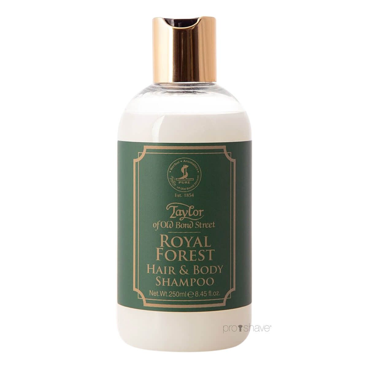 Taylor Of Old Bond Street Hår & Body Shampoo, Royal Forest, 250 ml.