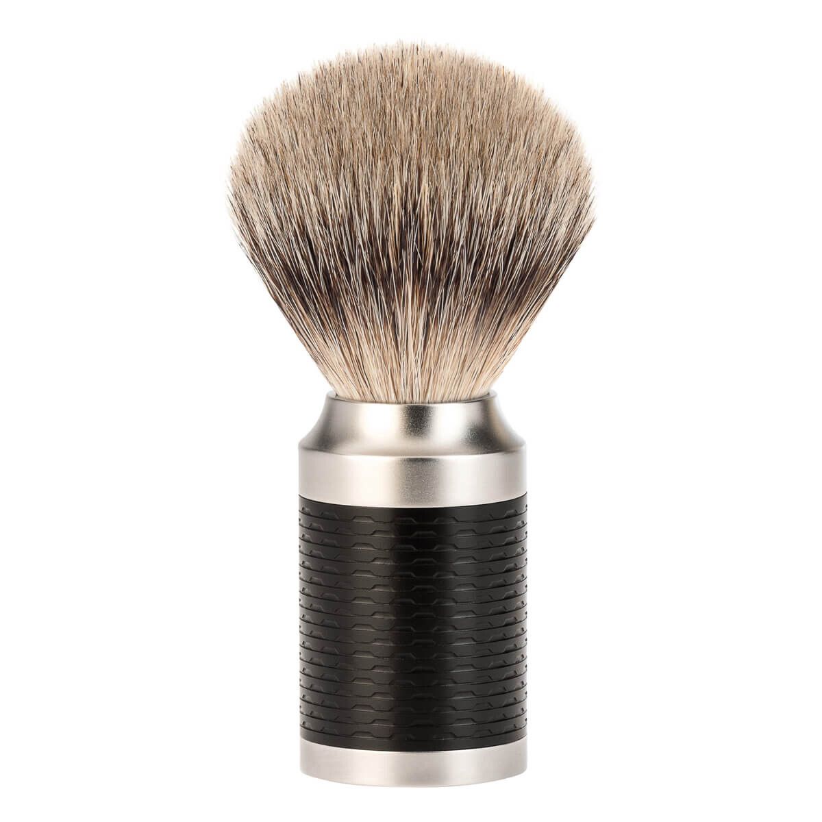 Mühle Silvertip Barberkost, 21 mm, Rocca, Rustfrit stål