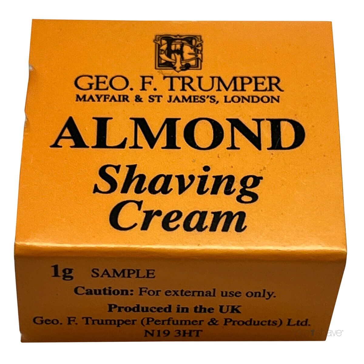 Geo F Trumper Barbercreme, Mandel, Sample, 1 gr.