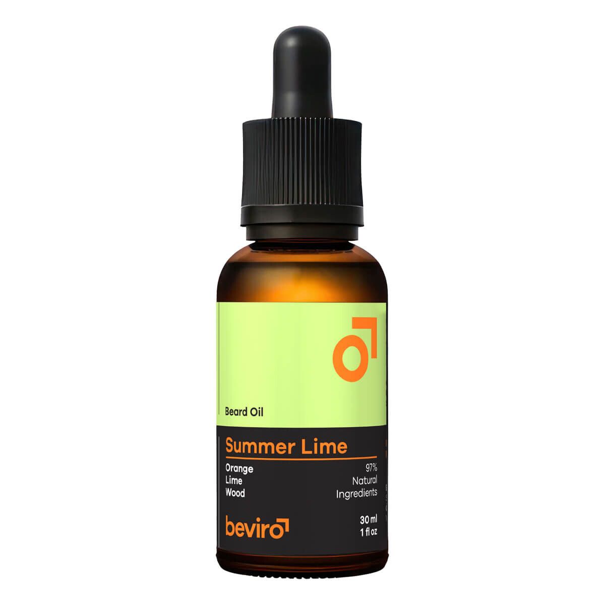 Beviro Beard Oil, Summer Lime, 30 ml.