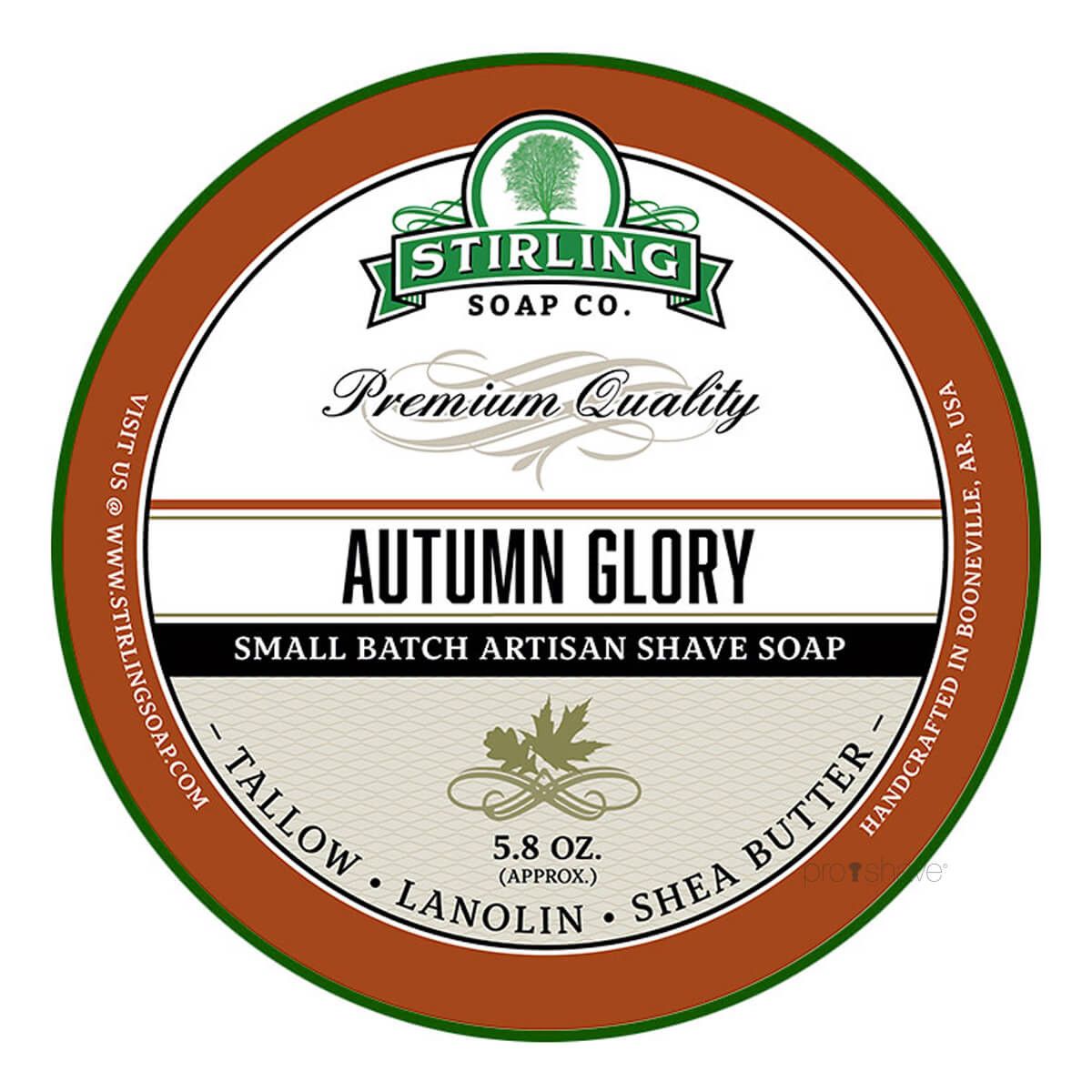 Stirling Soap Co. Barbersæbe, Autumn Glory, 170 ml.