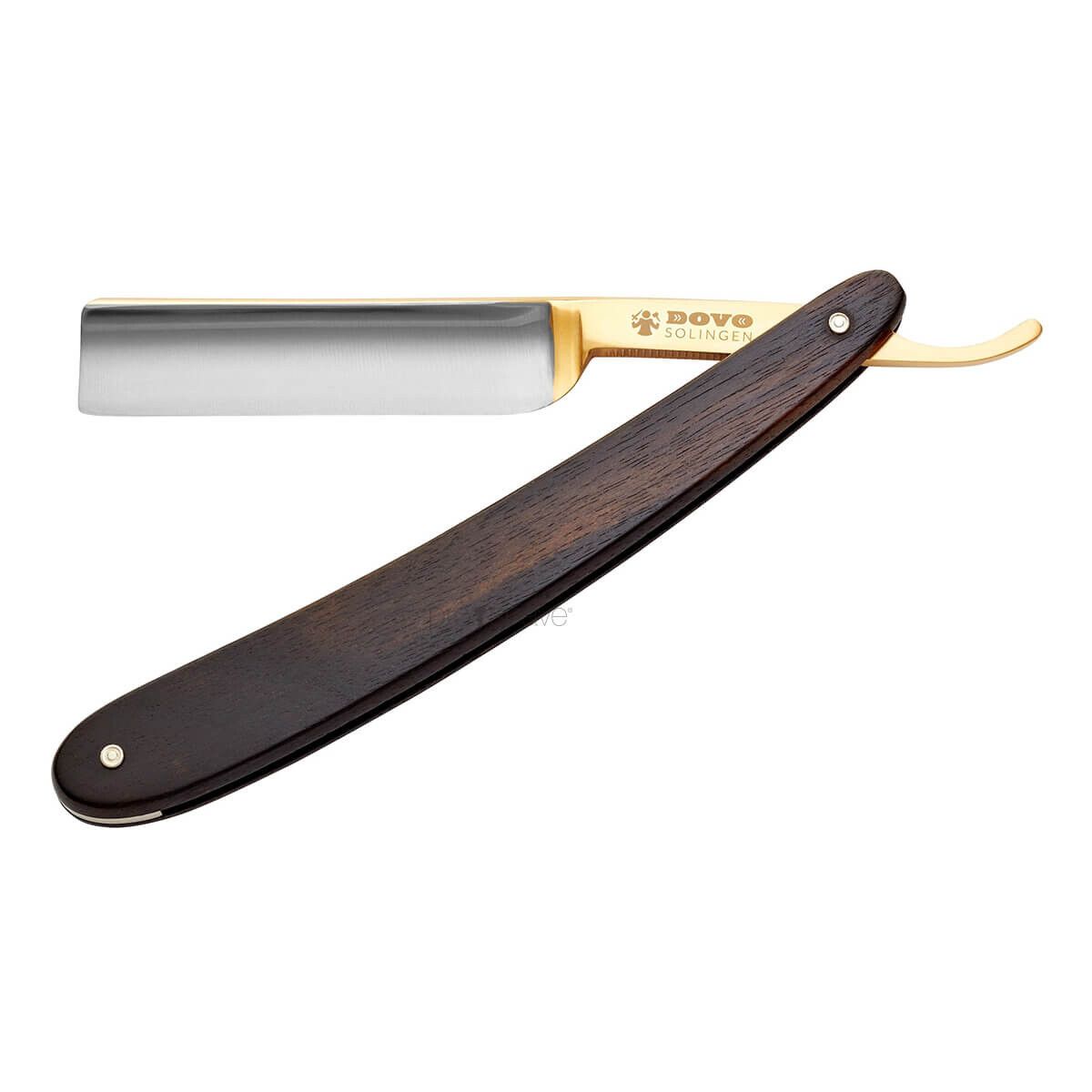 Dovo Straight Razor 5/8, Square nose, Apex, Ibenholt