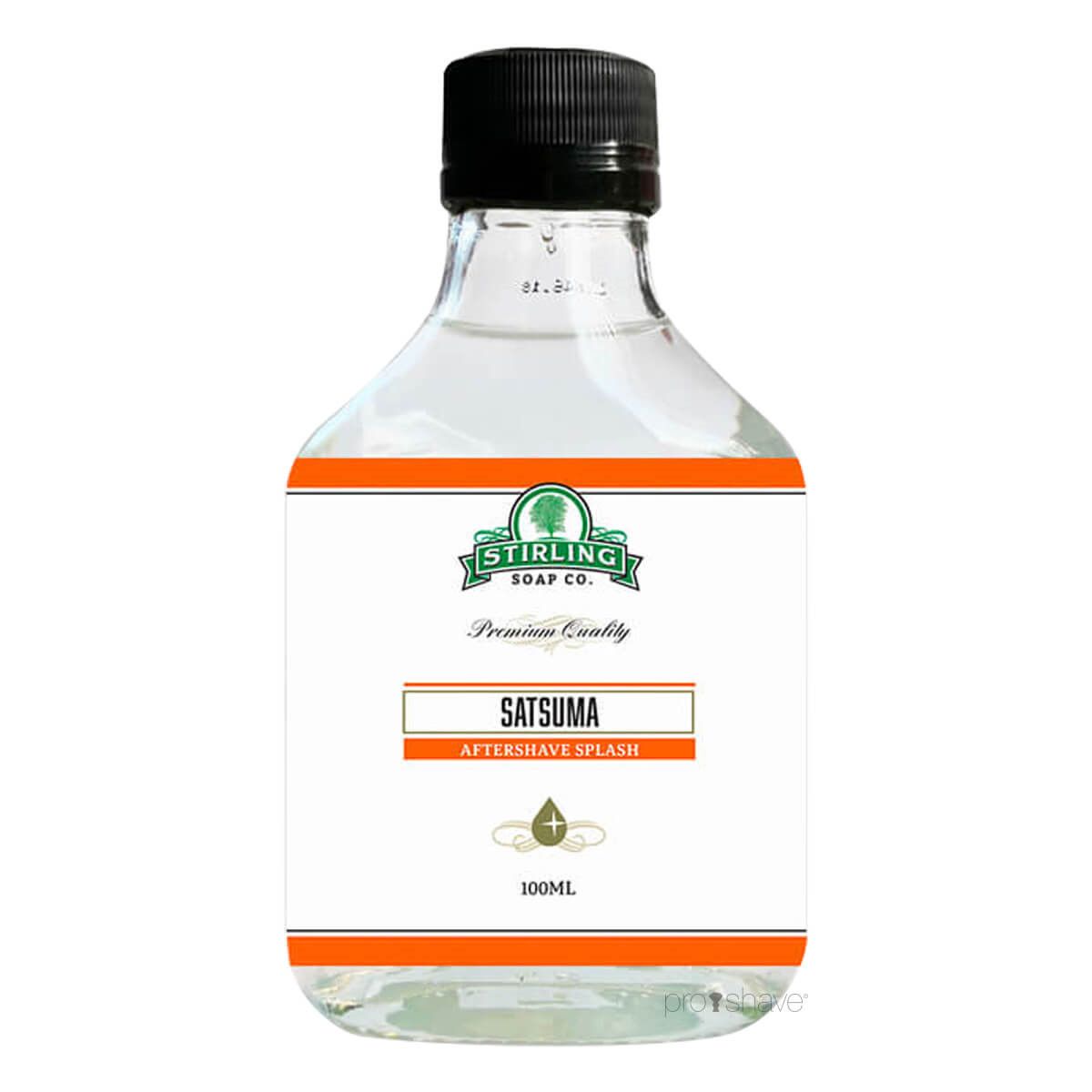 Stirling Soap Co. Aftershave Splash, Satsuma, 100 ml.