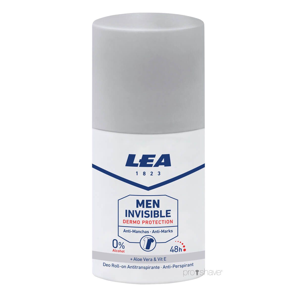 LEA Deo Roll on, Men Invisible, 50 ml.