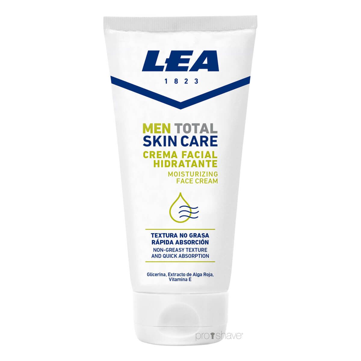 LEA Men Total Skin Care, Moisturizing Face Cream, 75 ml.