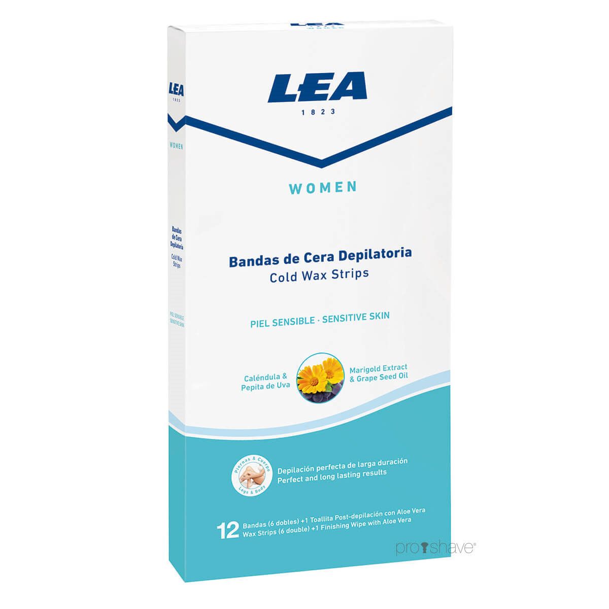 LEA Cold Wax Strips, Sensitive Skin