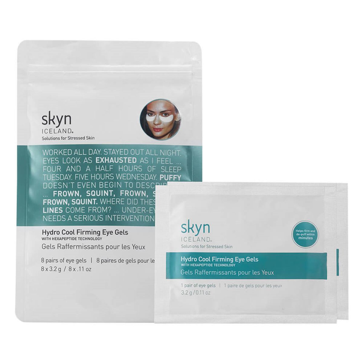 Skyn Iceland Hydro Cool Firming Eye Gels, 8 par