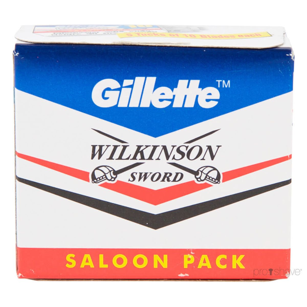 Gillette Wilkinson Sword DE-Barberblade, 50 stk.