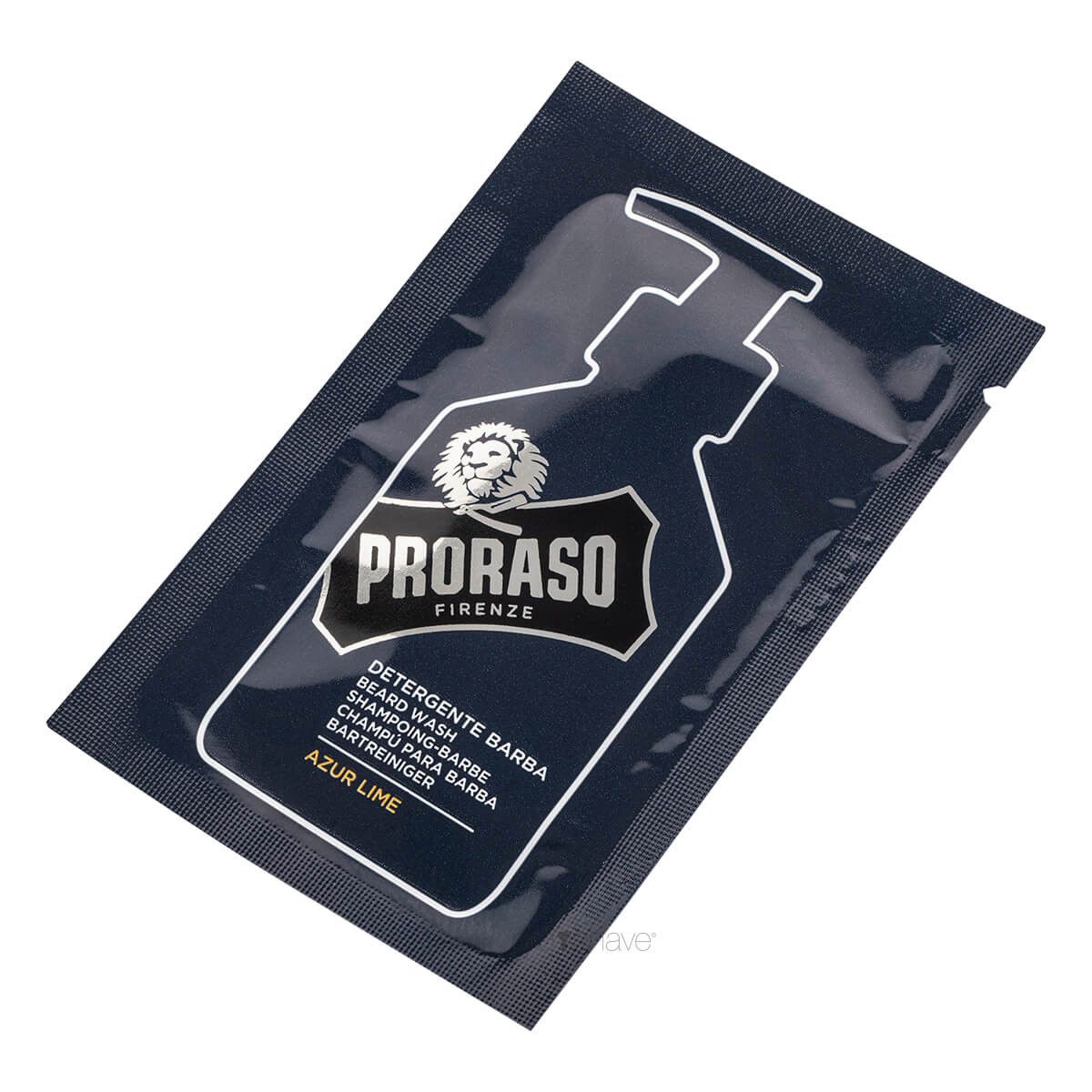 Proraso Skægshampoo, Azur Lime, Sample, 4 ml.