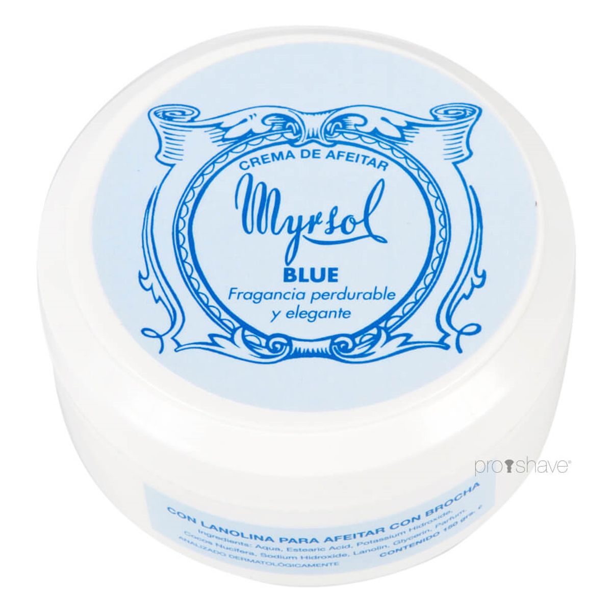 Myrsol Barbercreme, Blue, 150 ml.