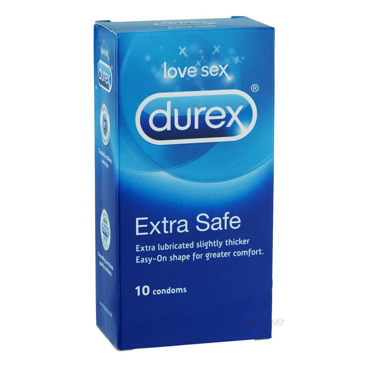 Durex Kondomer Extra Safe, 10 stk.