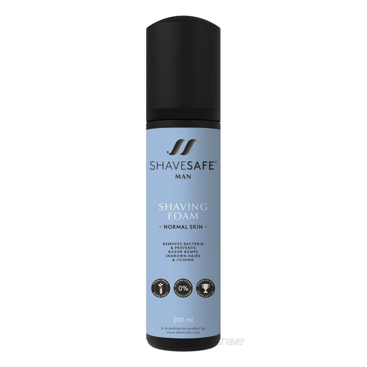 ShaveSafe Barberskum, Man, Normal hud, 200 ml.