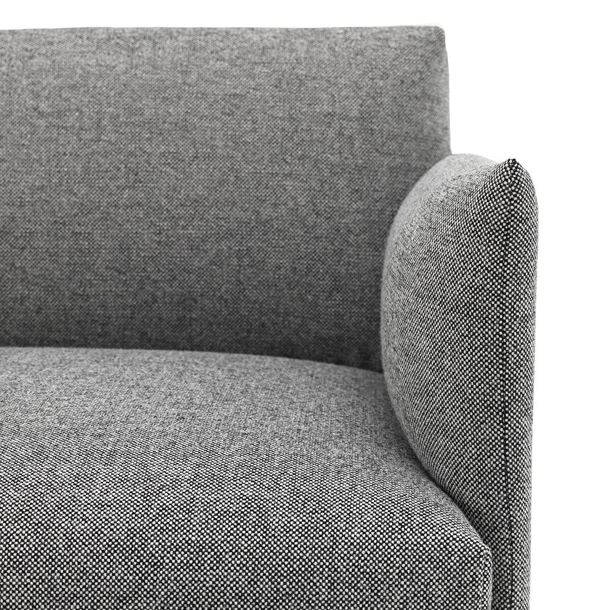 Outline sofa / Chaiselongue fra Muuto (chaiselong, højre, Hallingdal 166)