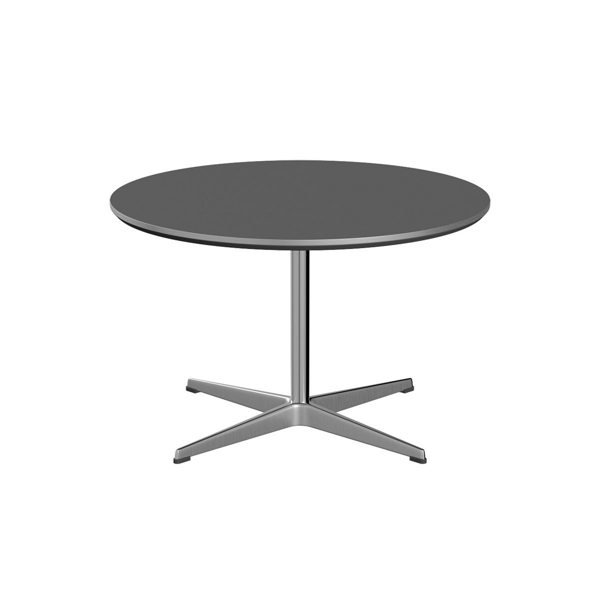 Piet Hein A222 Sofabord, Ø75 cm fra Fritz Hansen (Grey Bromo m. alukant (specialfarve))