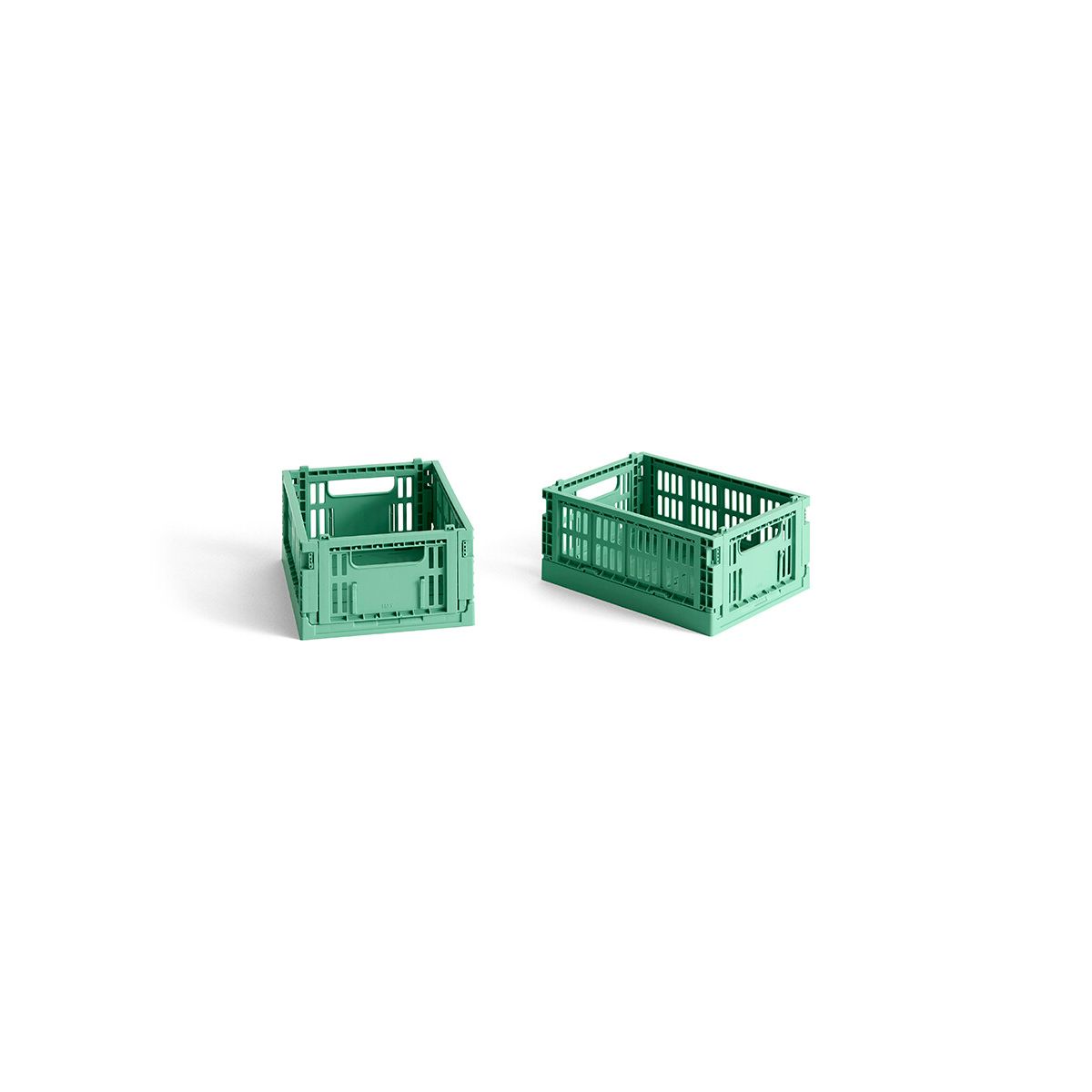 Colour Crate Mini 2 Stk., dark mint fra Hay