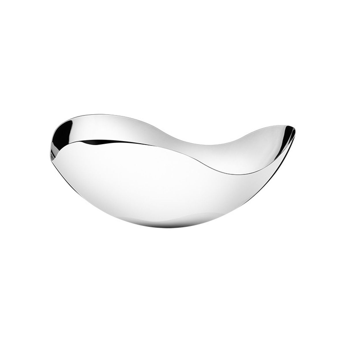 Bloom blank skål, stor fra Georg Jensen