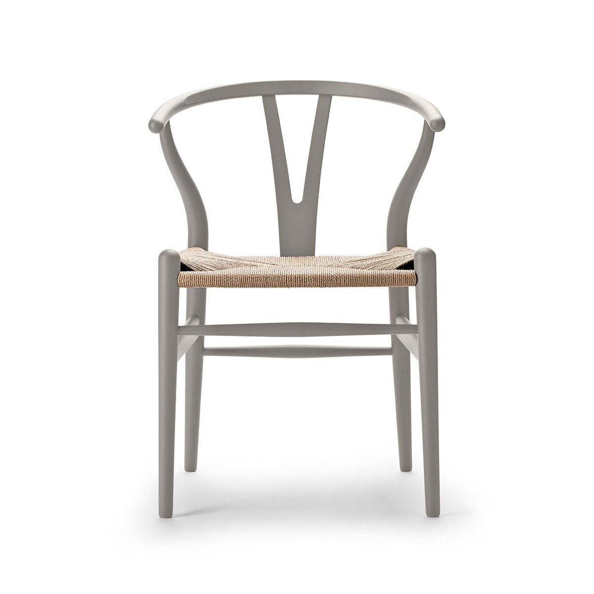 Y-stol CH24 Soft Silver Grey af Hans J. Wegner