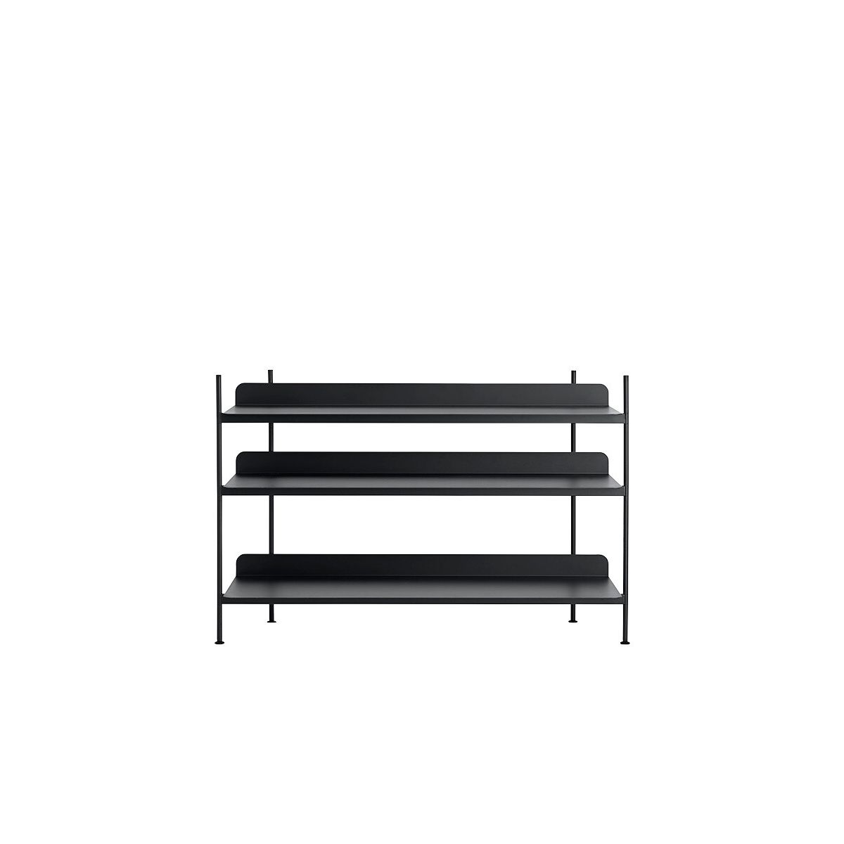 Compile Shelving System, configuration 2 fra Muuto (Black)