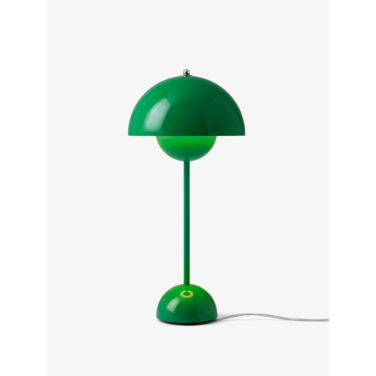 Flowerpot VP3 bordlampe af Verner Panton (Signal green)