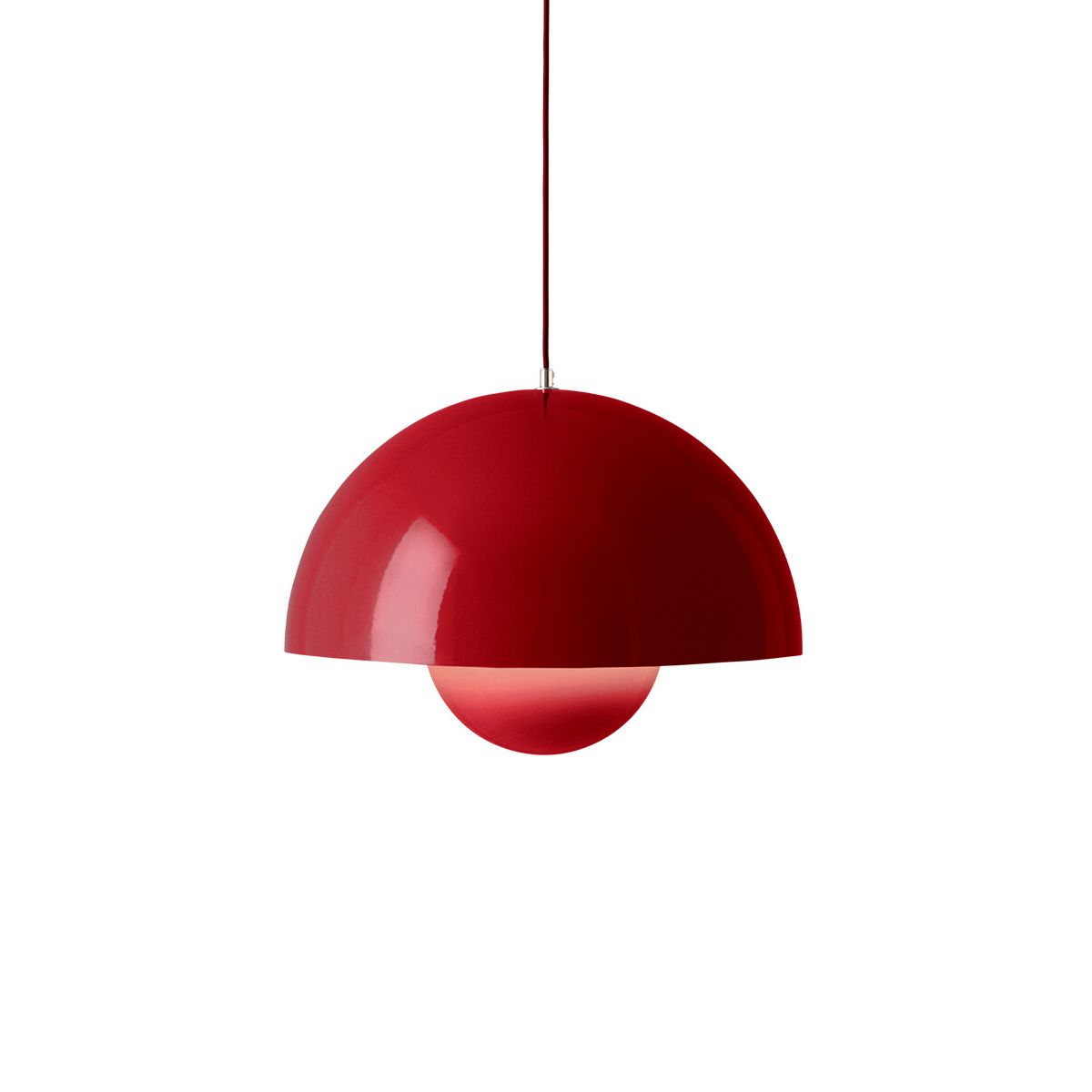 Flowerpot VP2 pendel af Verner Panton (Vermilion Red)