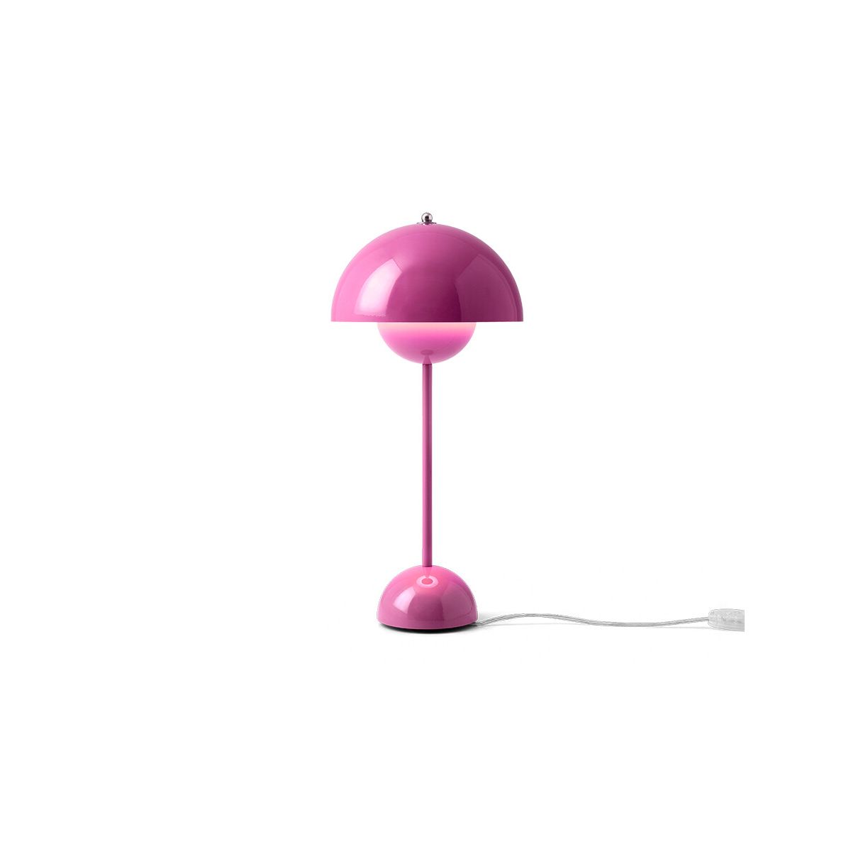 Flowerpot VP3 bordlampe af Verner Panton (Tangy Pink)